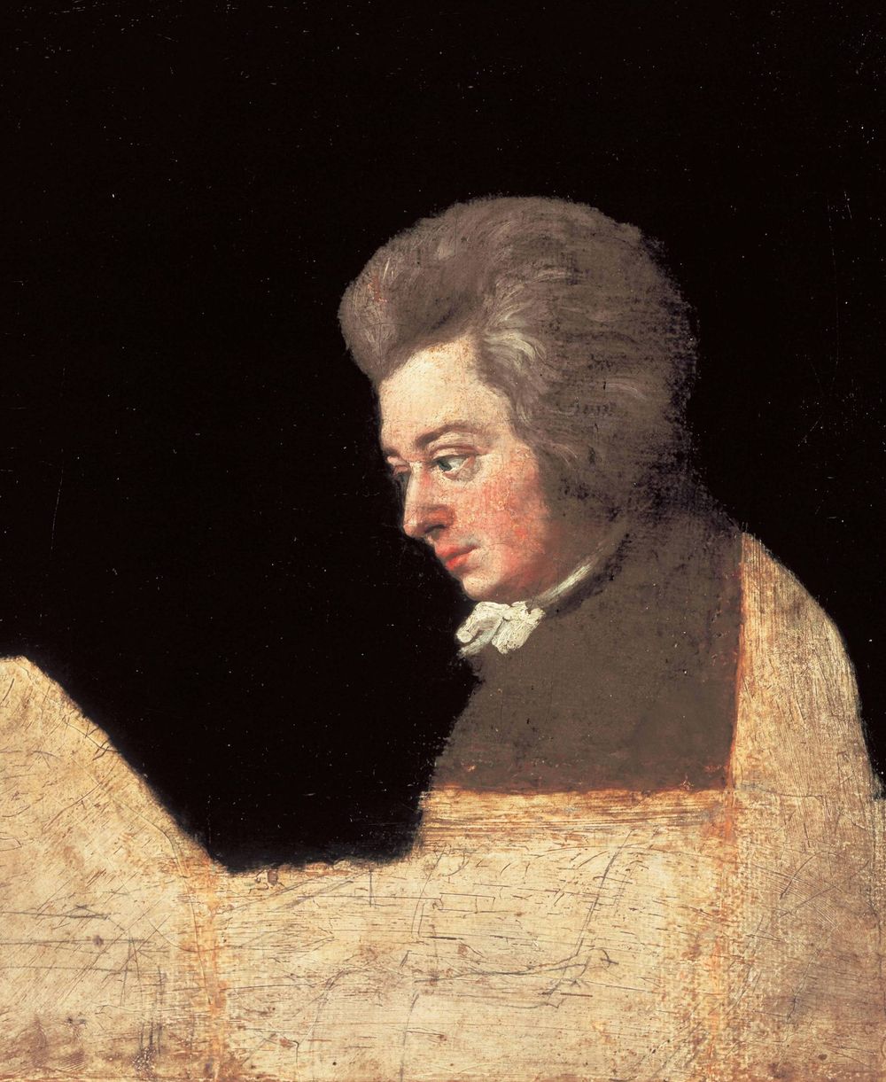 Mozart-Portrait Lange