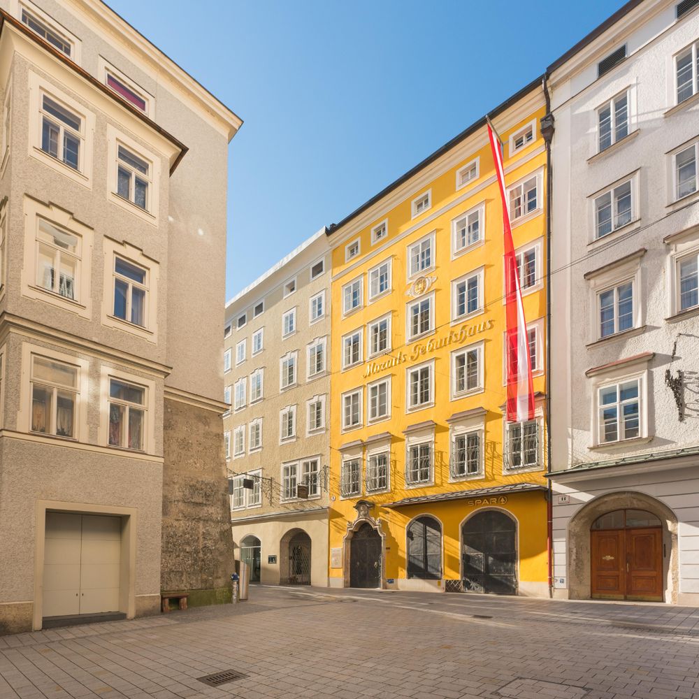 Fassade Mozarts Geburtshaus