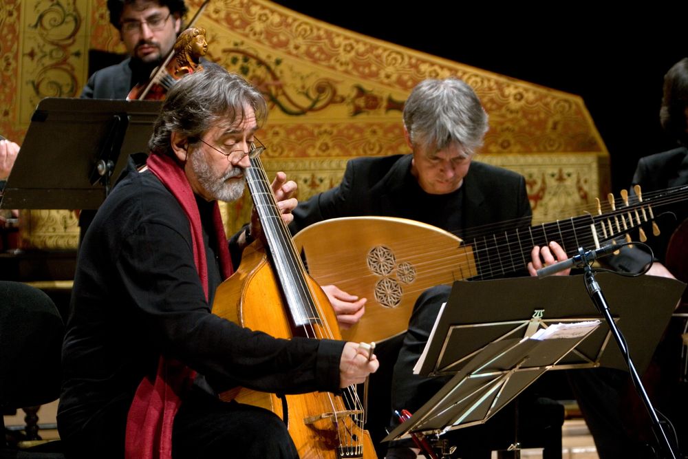 Jordi Savall an der Gambe